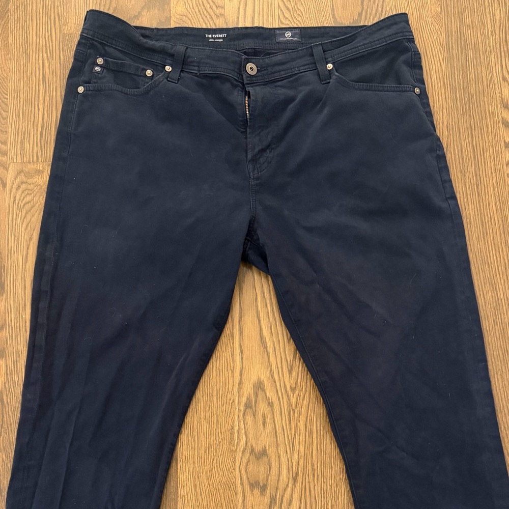 AG Adriano Goldschmied Men's Dark Navy Chinos